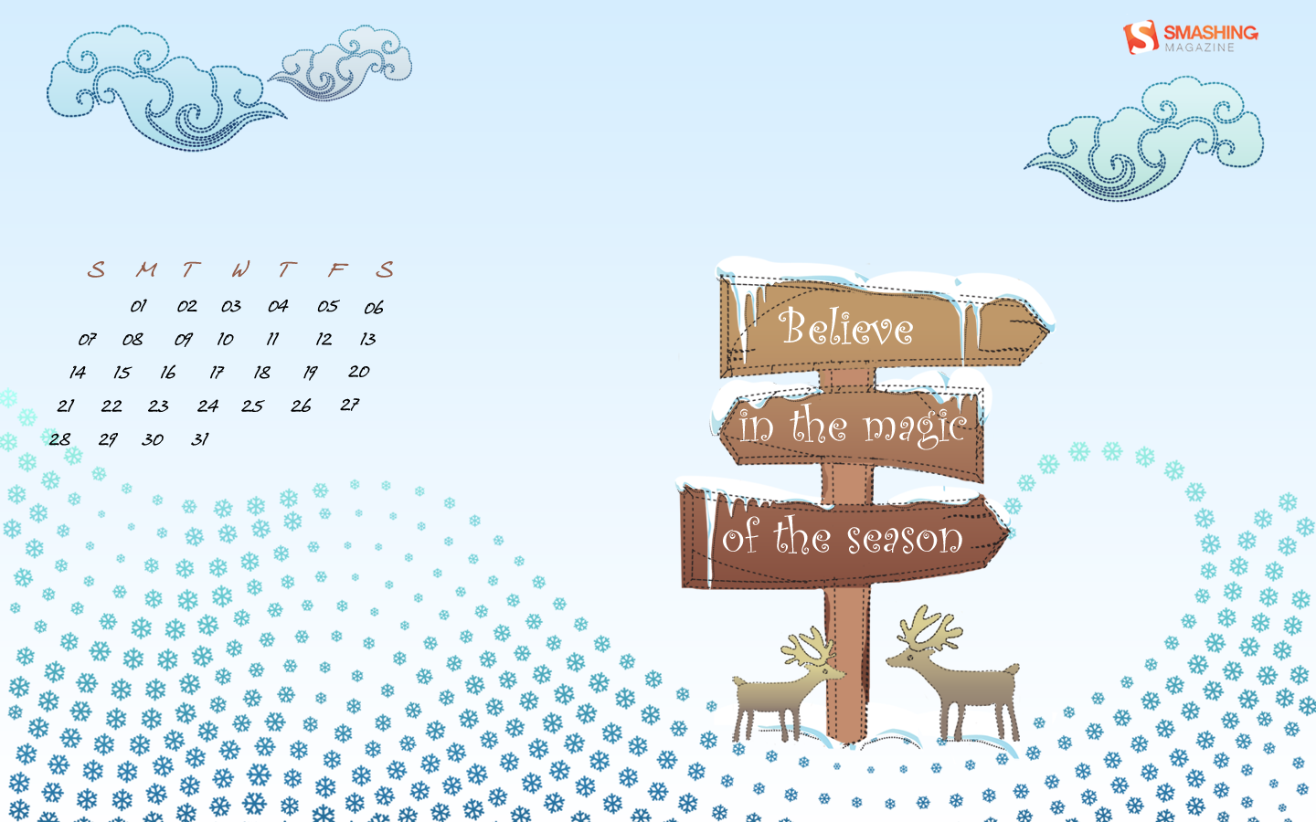 Desktop Wallpaper Calendars: December 2014 (Christmas Edition) - Smashing Magazi