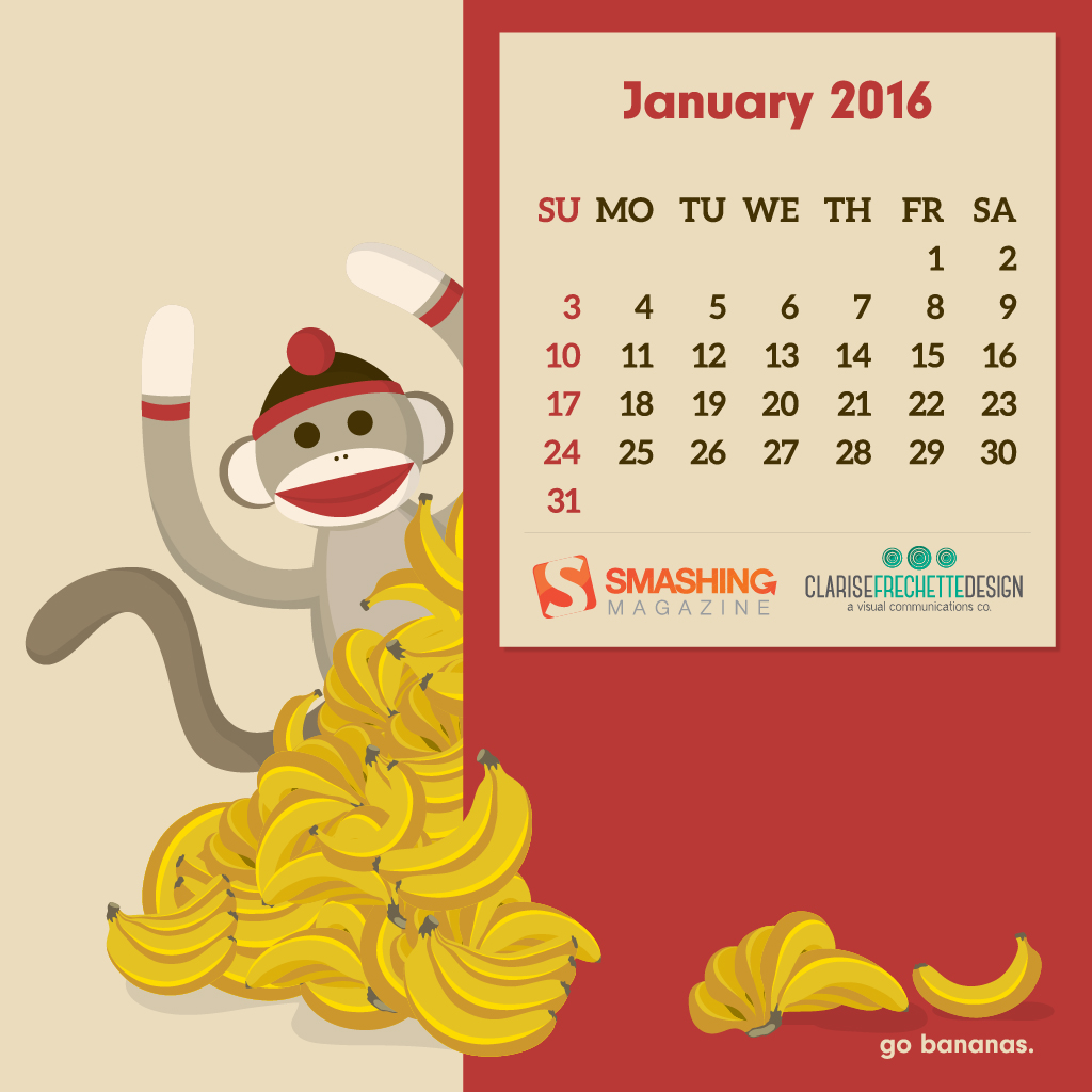 Календарь январь. Необычный календарь на январь. Январь 2016. Smashing Magazine Wallpaper. Китайский календарь январь