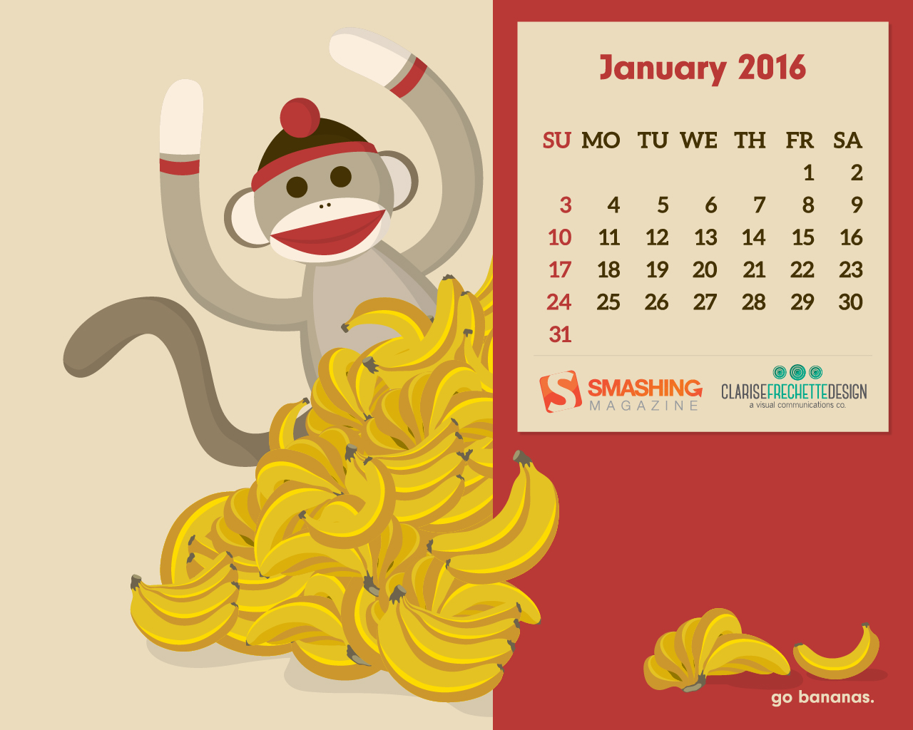 Календарные обои. Обои календарь 2016. January 2016. January Calendar.